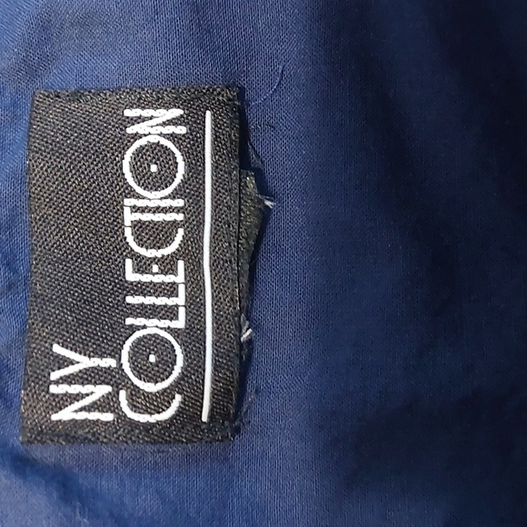 NY Collection Boho Gauze Style Skirt - Blue - Picture 6 of 7